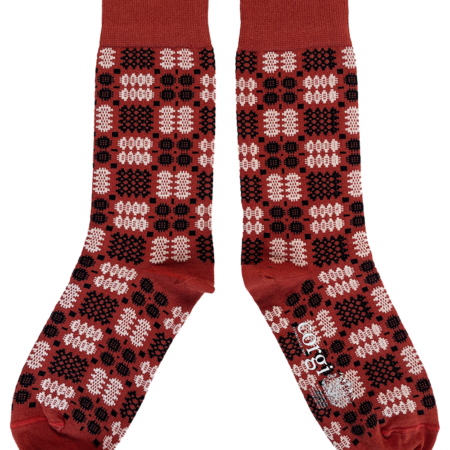 Mabli welsh tapestry patterned socks